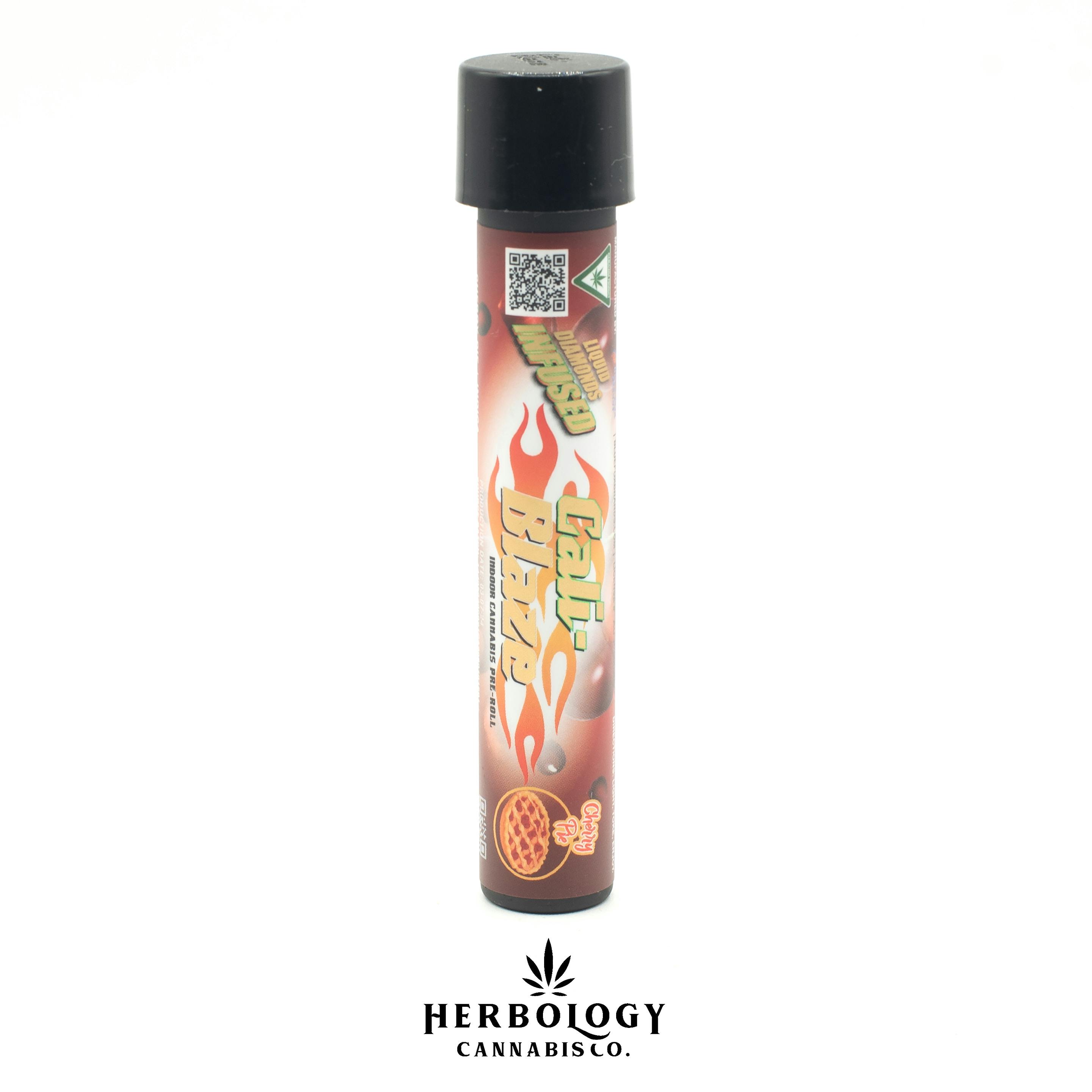 Cali-Blaze | Liquid Diamond Infused Pre-Roll | Cherry Pie | 1.2g