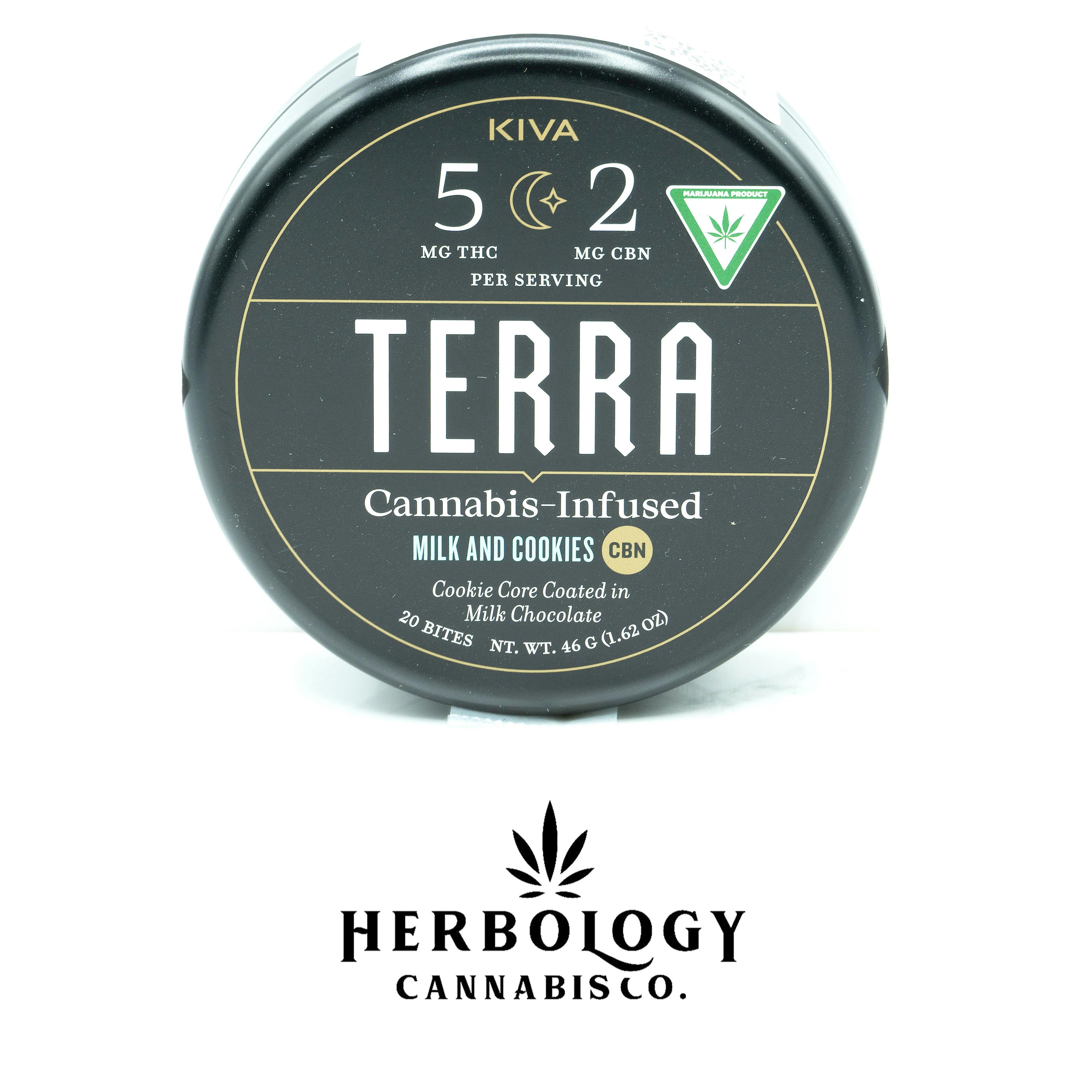 Terra | Bites | Milk and Cookies | 100mg cannabis product