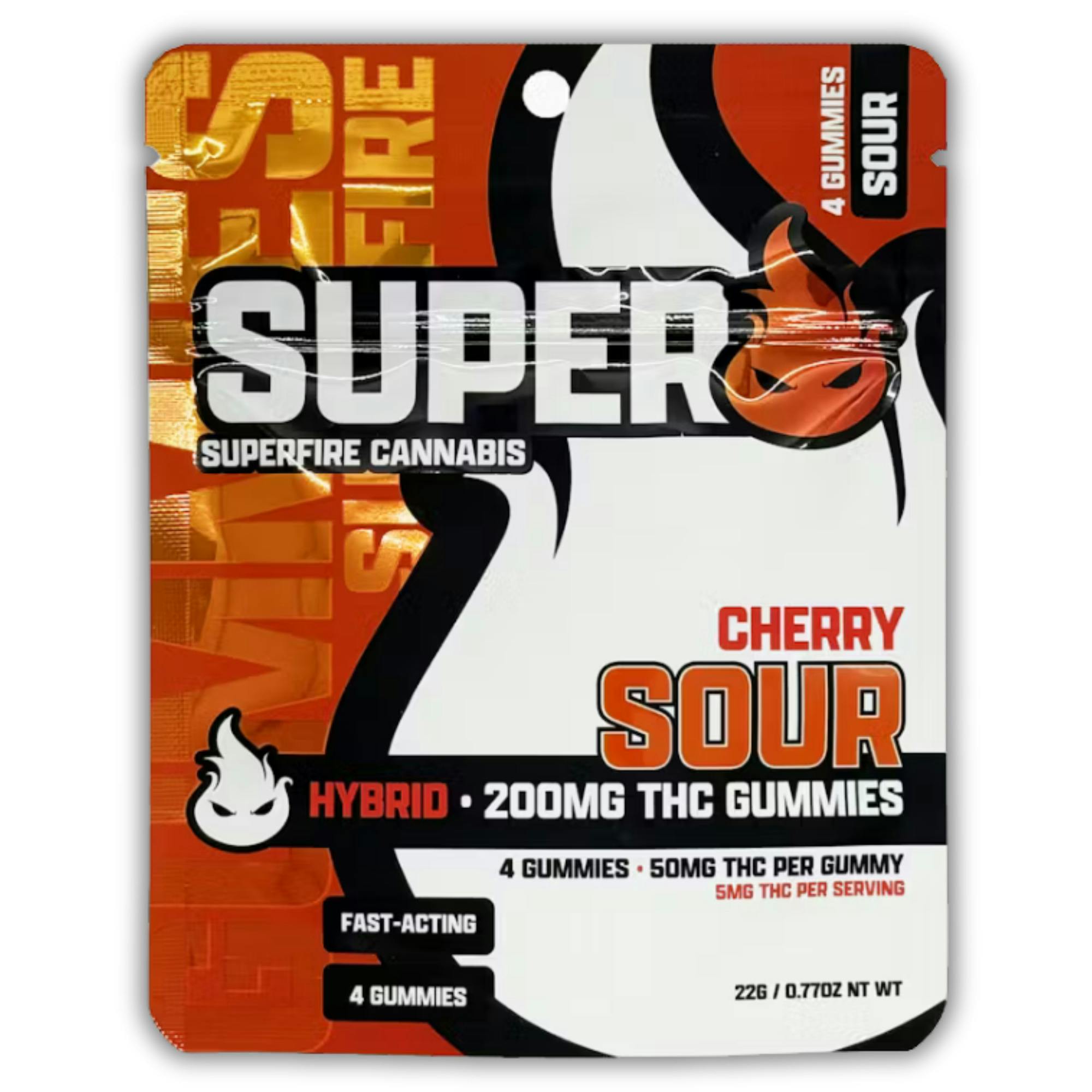 Superfire | Gummy | Sour Cherry | 200mg cannabis product