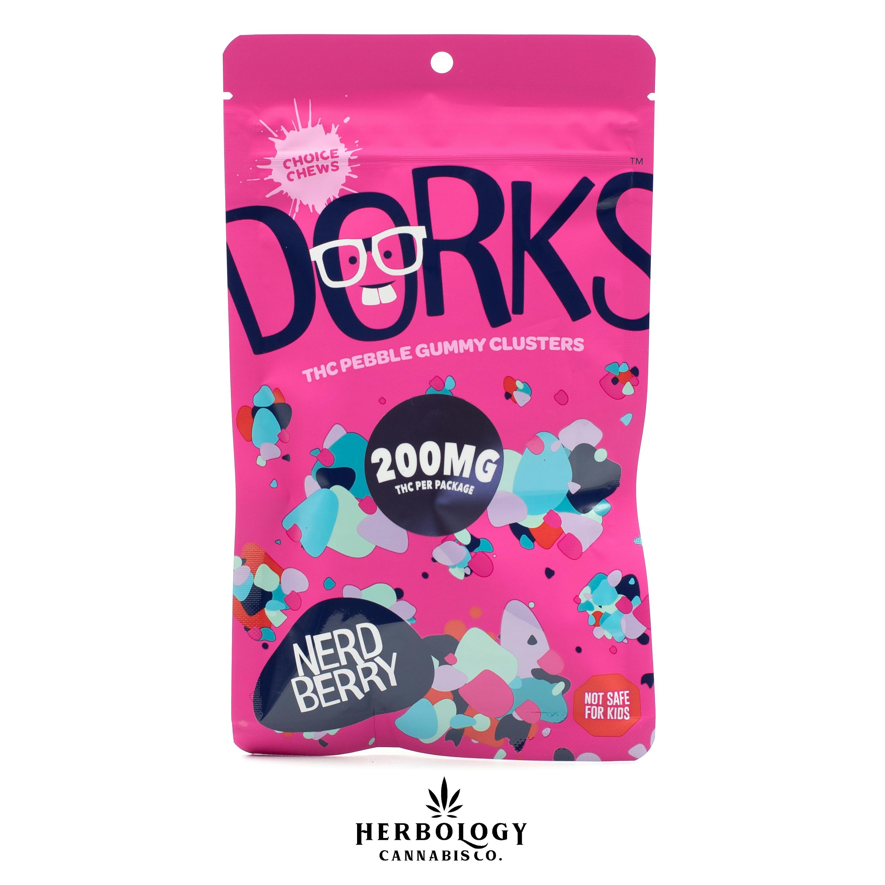Choice Chews | Dorks Nerd Clusters | Nerd Berry | 200mg