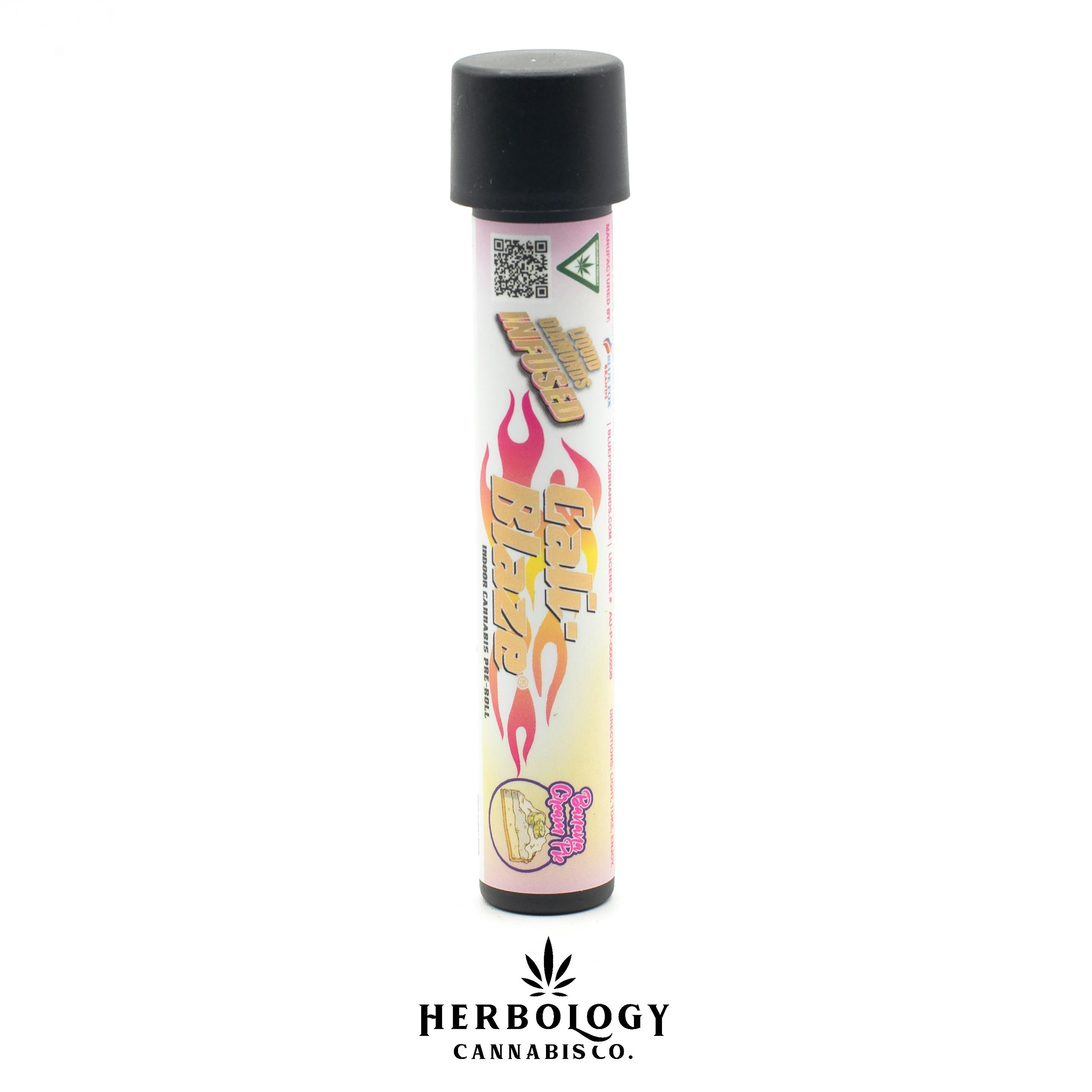 Cali-Blaze | Liquid Diamond Infused Pre-Roll | Banana Cream Pie | 1.2g