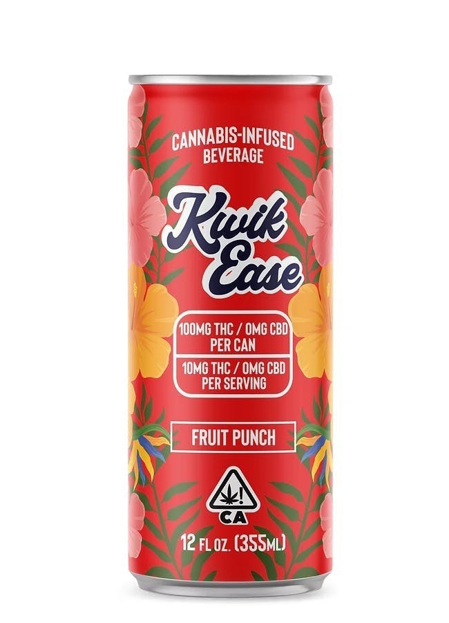 Kwik Ease | Fruit Punch | 12oz | 100mg