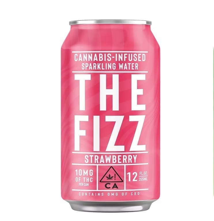 The Fizz Sparkling Water - Strawberry (10mg) - 355 g