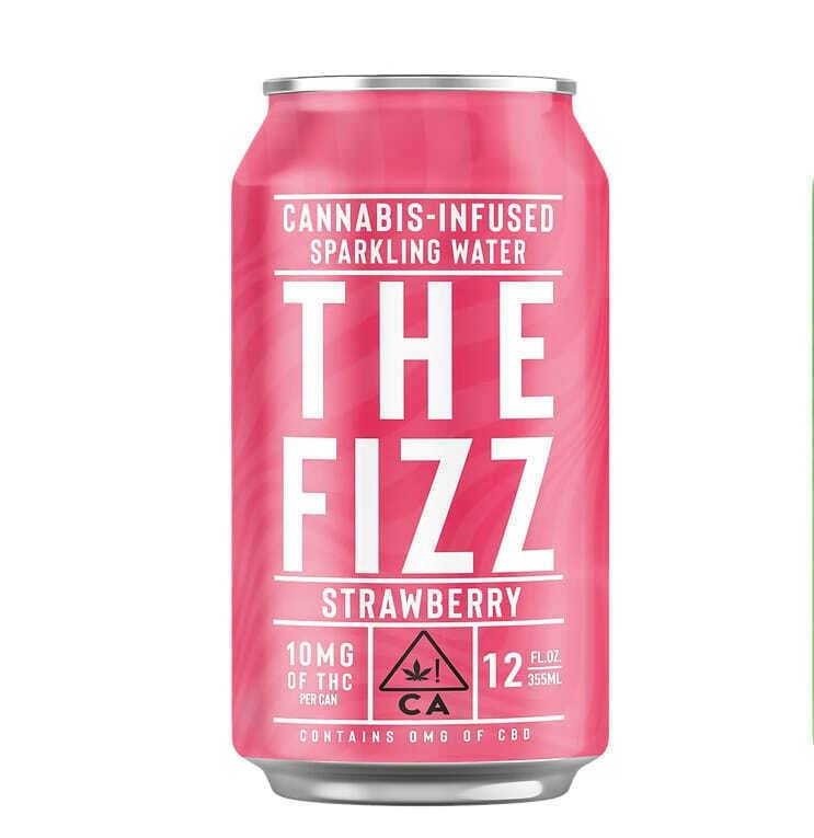 Manzanita Naturals - 100mg The Fizz Sparkling Water Strawberry