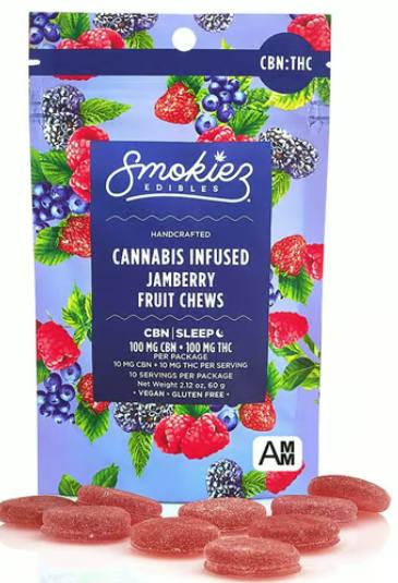 Sweet Jamberry 1:1 CBN:THC - 10pk | 100mg