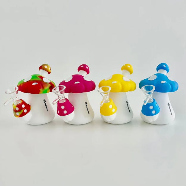 5"| Mushroom Sillicone Bong