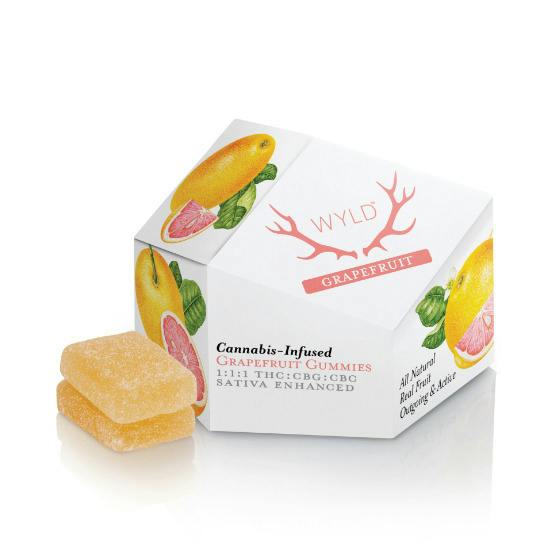 Wyld - Gummies - Grapefruit (1:1:1) (THC:CBG:CBC)