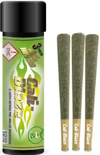 Cali-Blaze - Infused Pre-Roll 3 Pk - Mango (Bubble Up) (I) 1