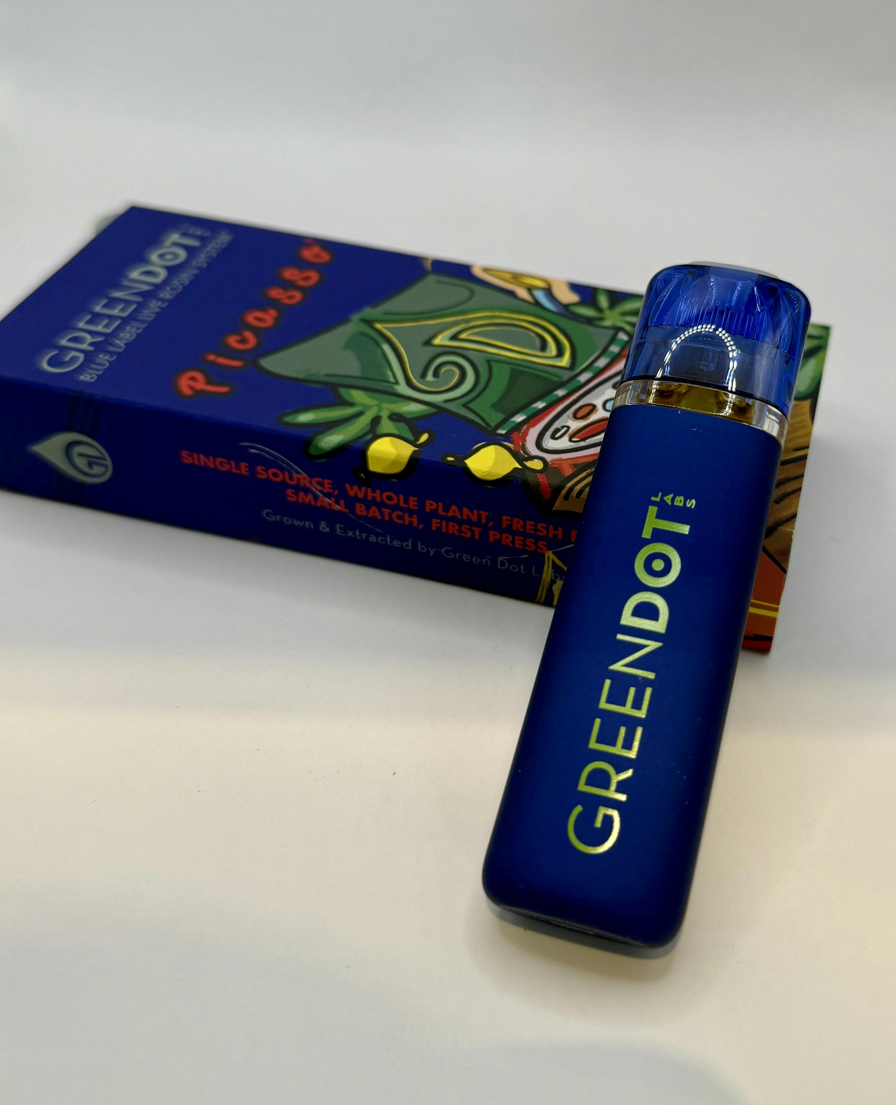 Green Dot - Blue Label Live Rosin Disposable - Belgium Blu (H)