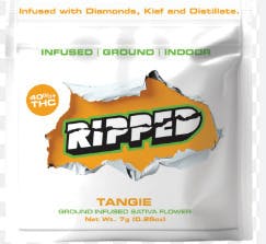RIPPED | INFUSED READY TO ROLL | TANGIE | INDOOR GROUND FLOWER | 7G
