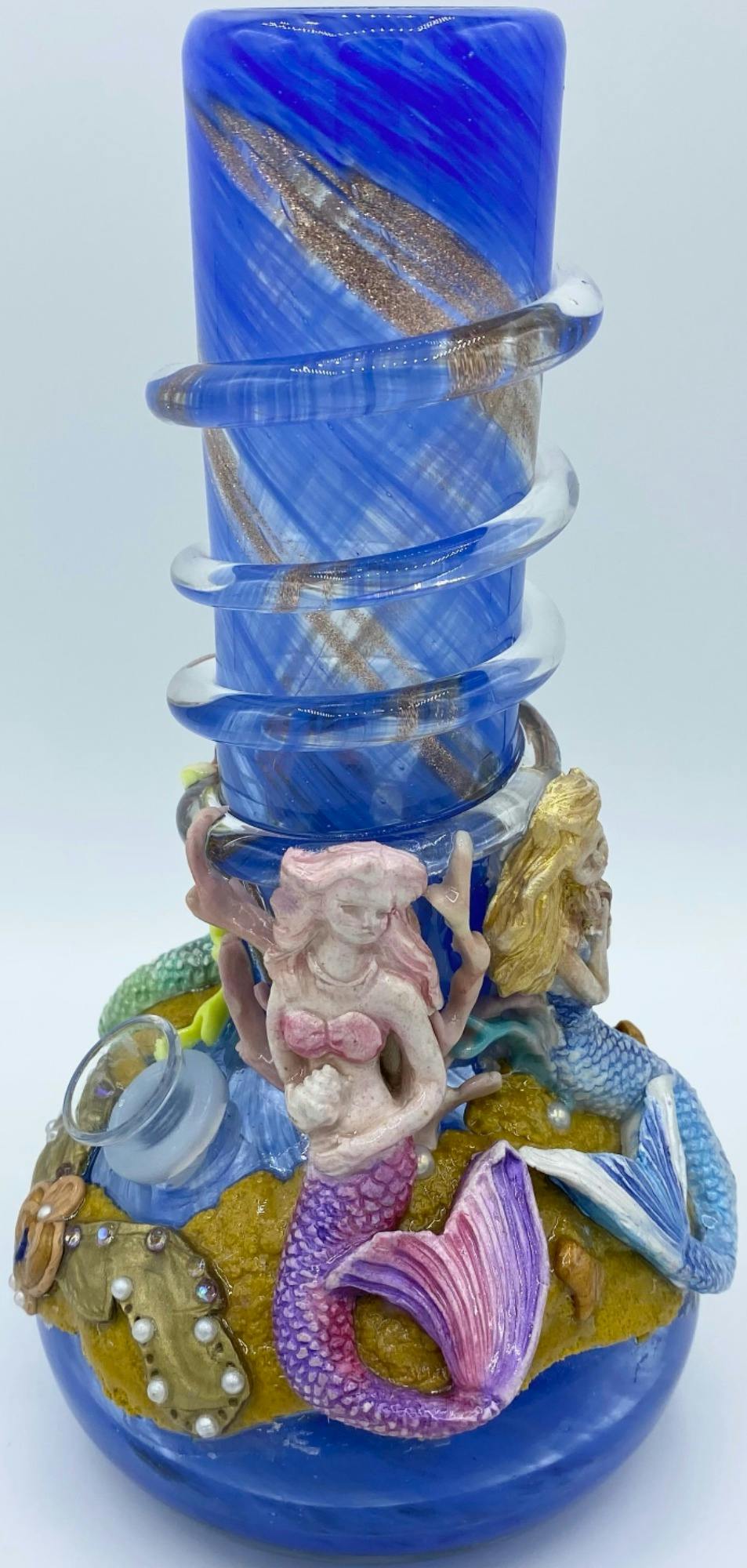 Ocean Blue Mermaid - UV Bong