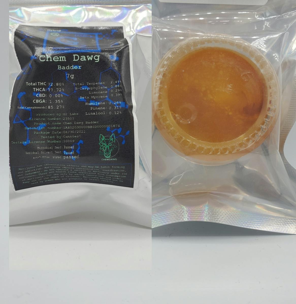 Chem Dawg 7g Badder - G2 Labs