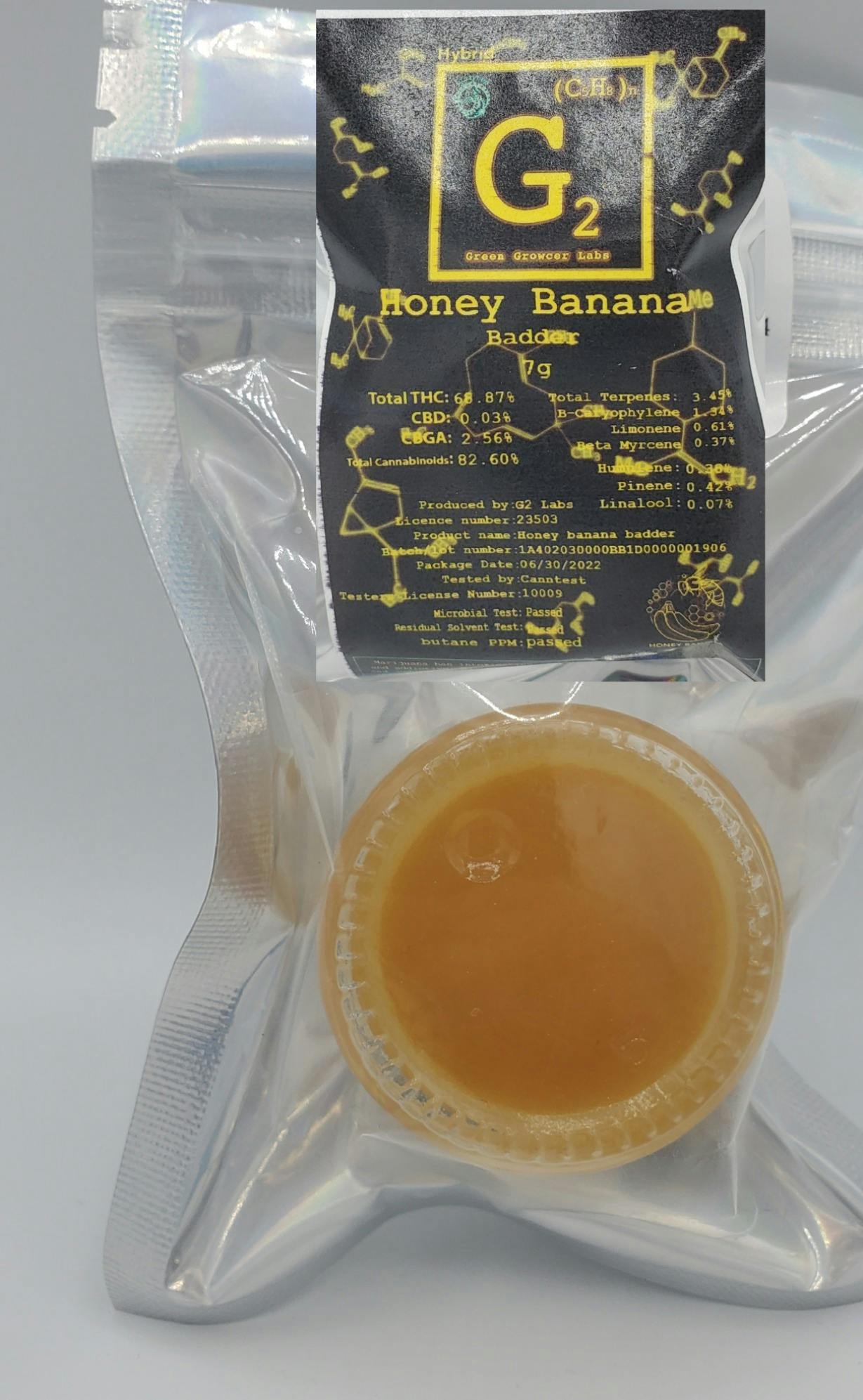 Honey Banana 7g Badder - G2 Labs