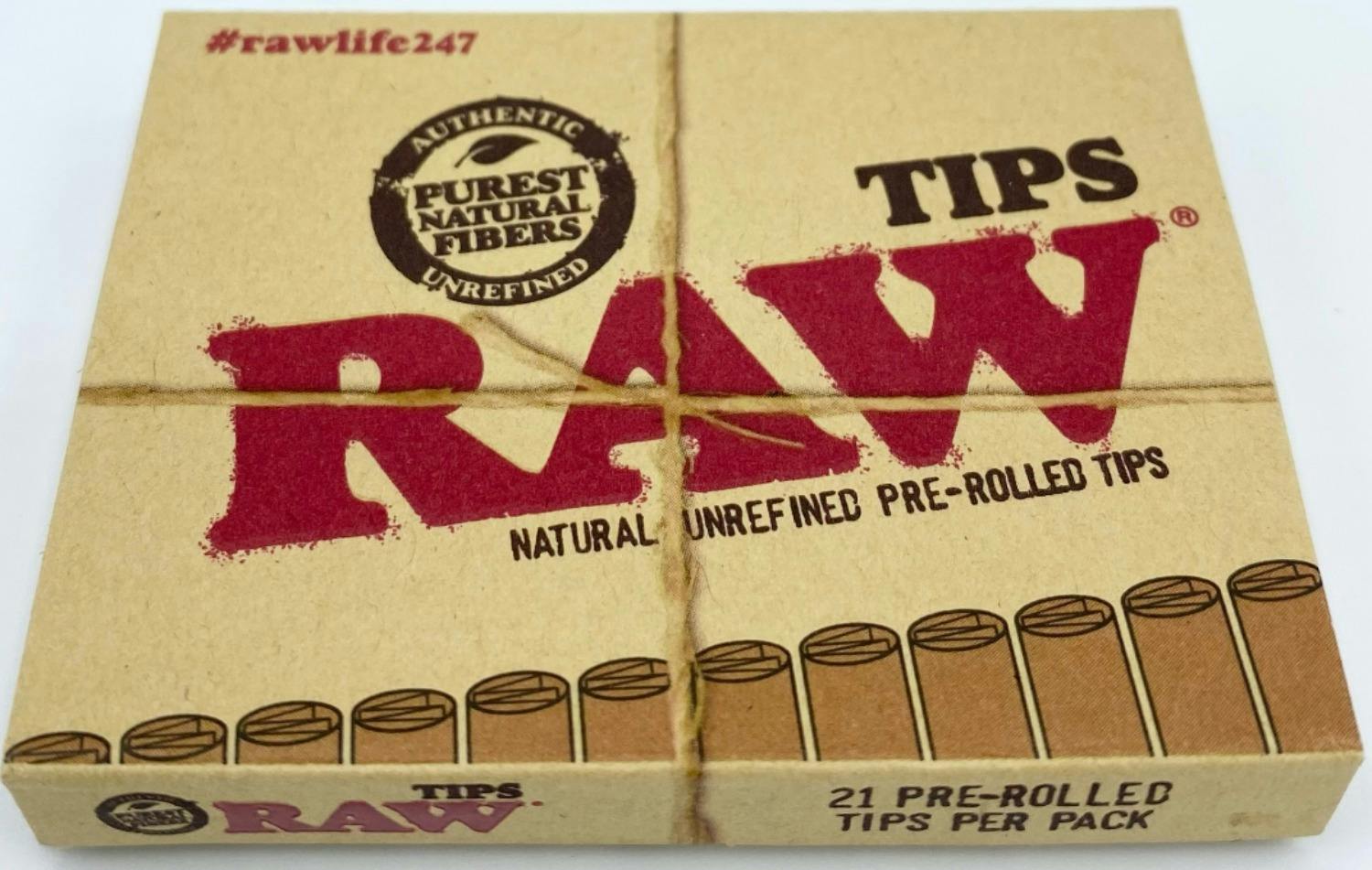 Raw Pre-Roll Tips at Worner Brother's Outpost
