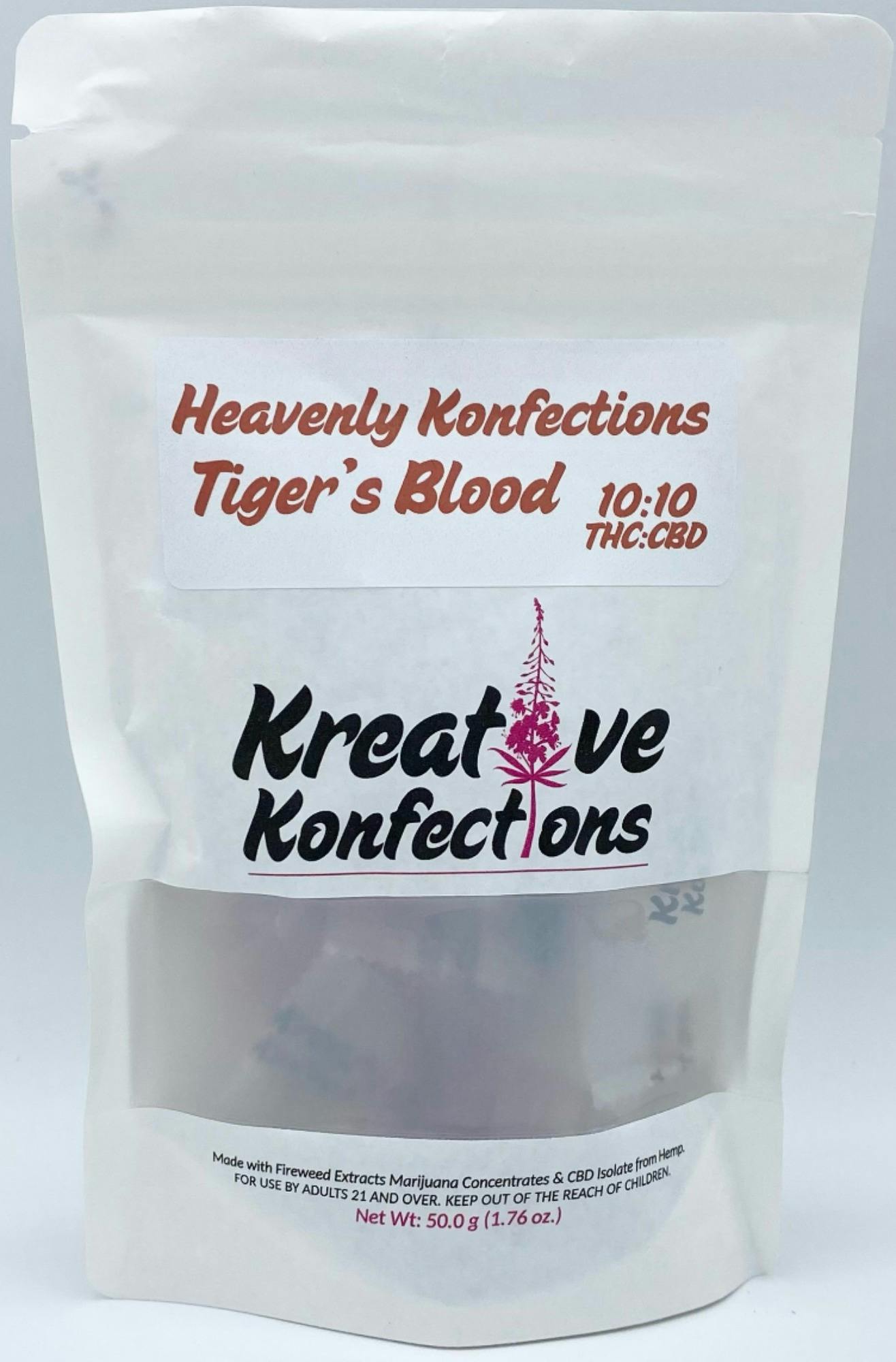 Tiger's Blood Heavenly Konfections | Hybrid | 100mg | 10pk