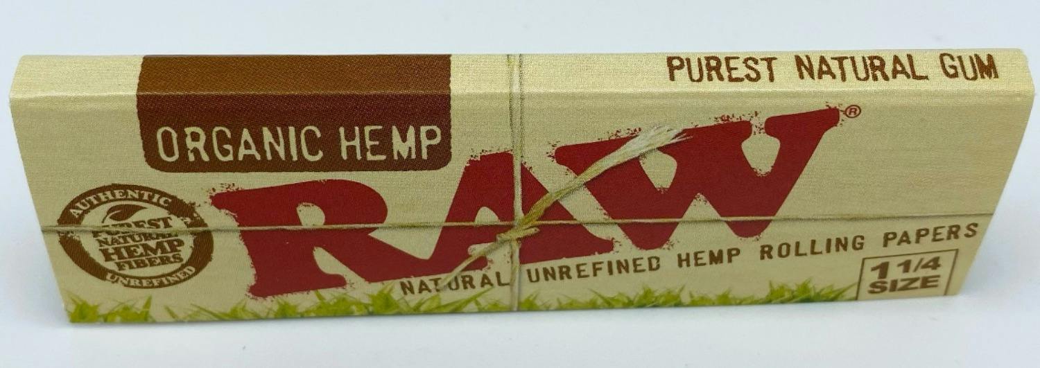 Raw Rolling Papers - 1 1/4" Organic Hemp
