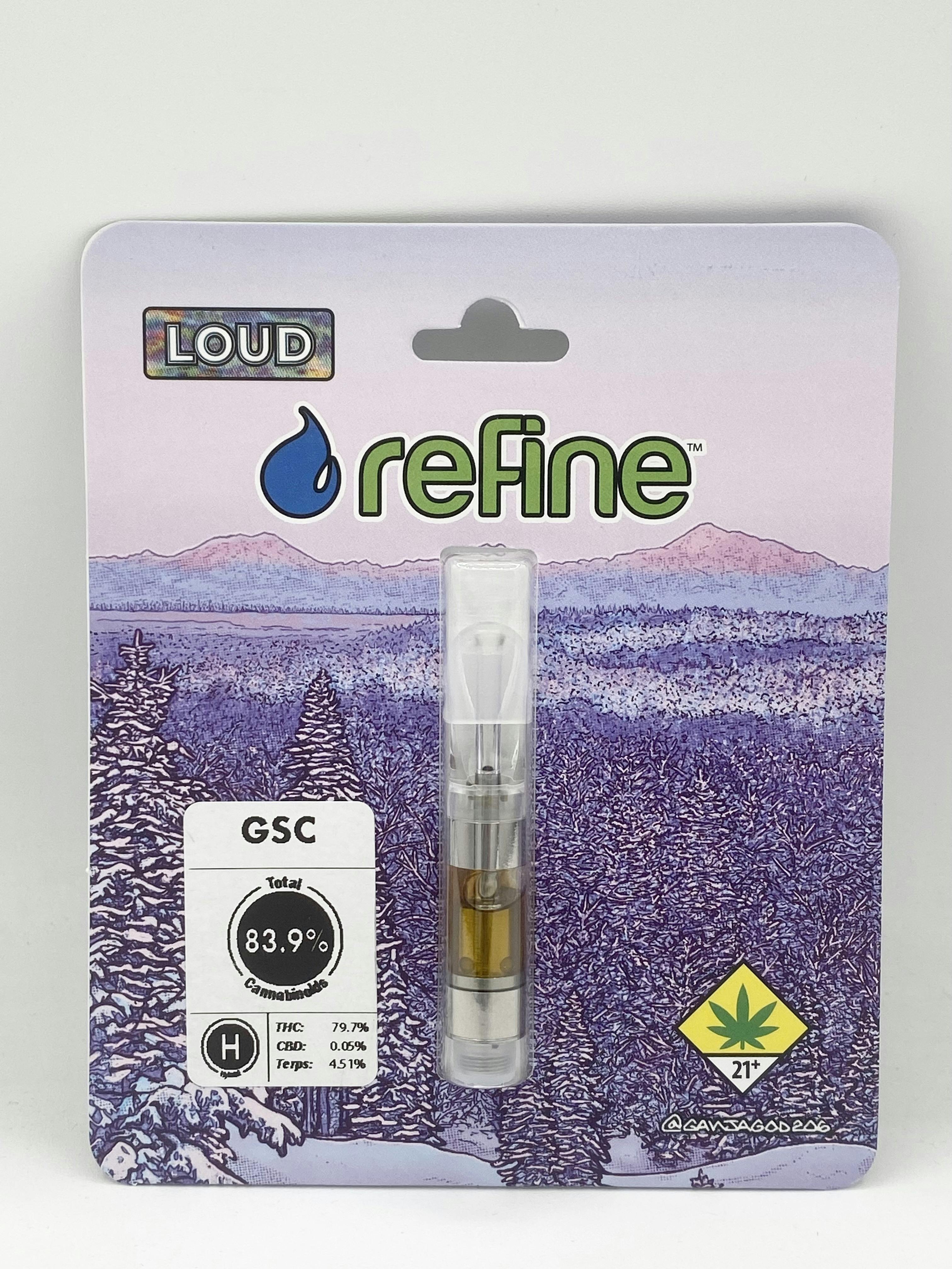 GSC .5g Cartridge Loud - X-Tracted cannabis product