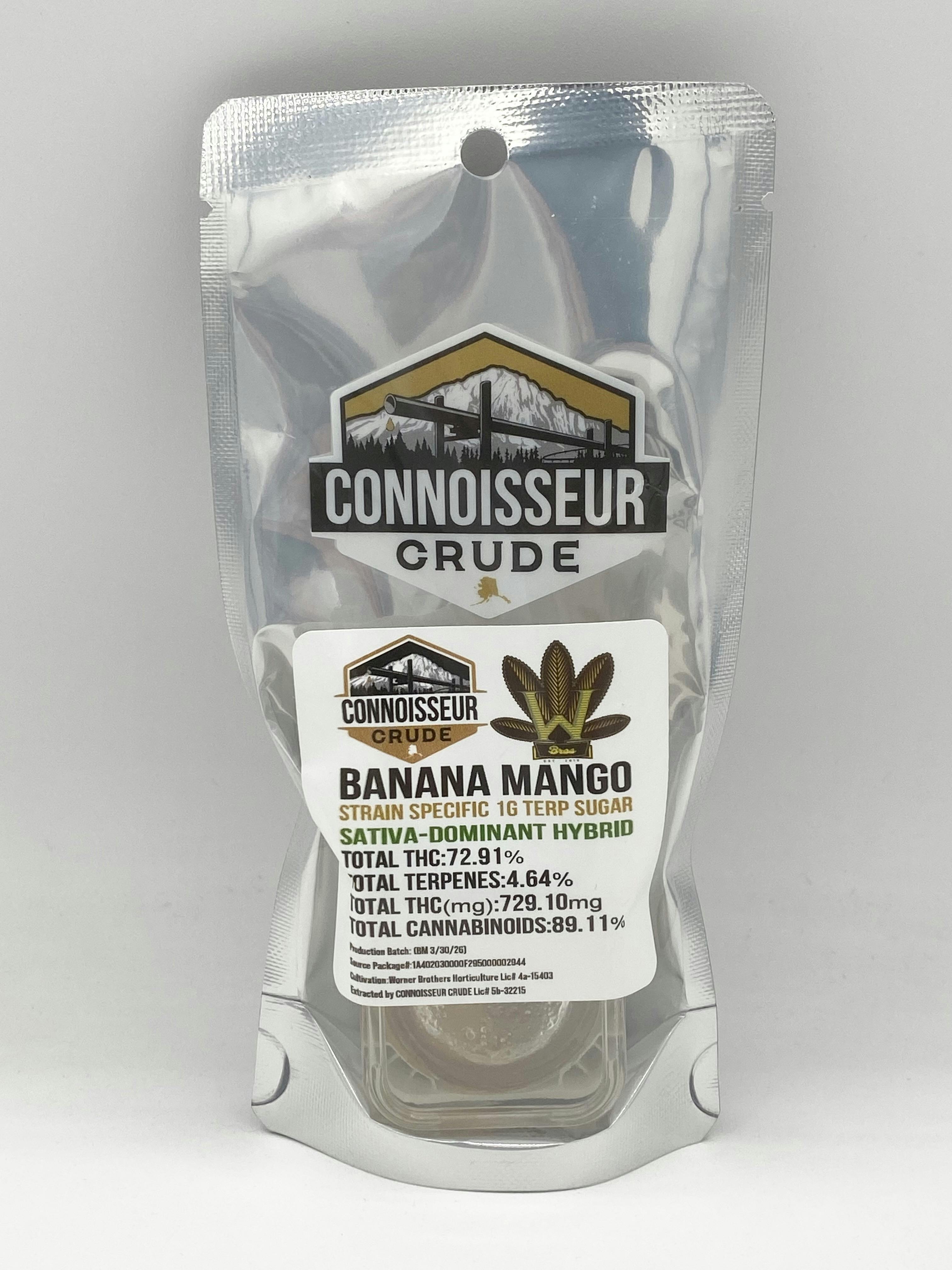 Banana Mango 1g Terp Sugar - Connoisseur cannabis product