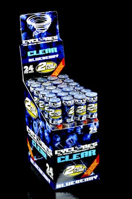 Cyclones Clear Cones Blueberry Tube of 2