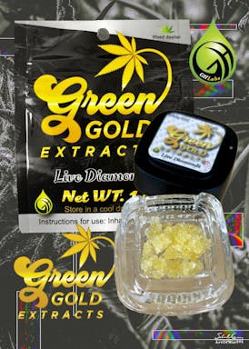 Live Diamonds Obi-Wan Kush 1 gm premium wax Green Gold Extracts