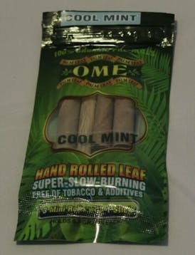 OME PALM LEAF 1 PACK NATURAL WRAPS 3 ROLLS COOL MINT MINI SLIM KING QUALITY