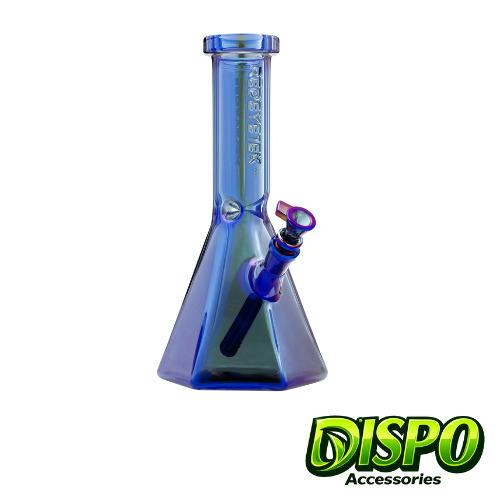 10" TBCO Glass Water Pipe Hexagon