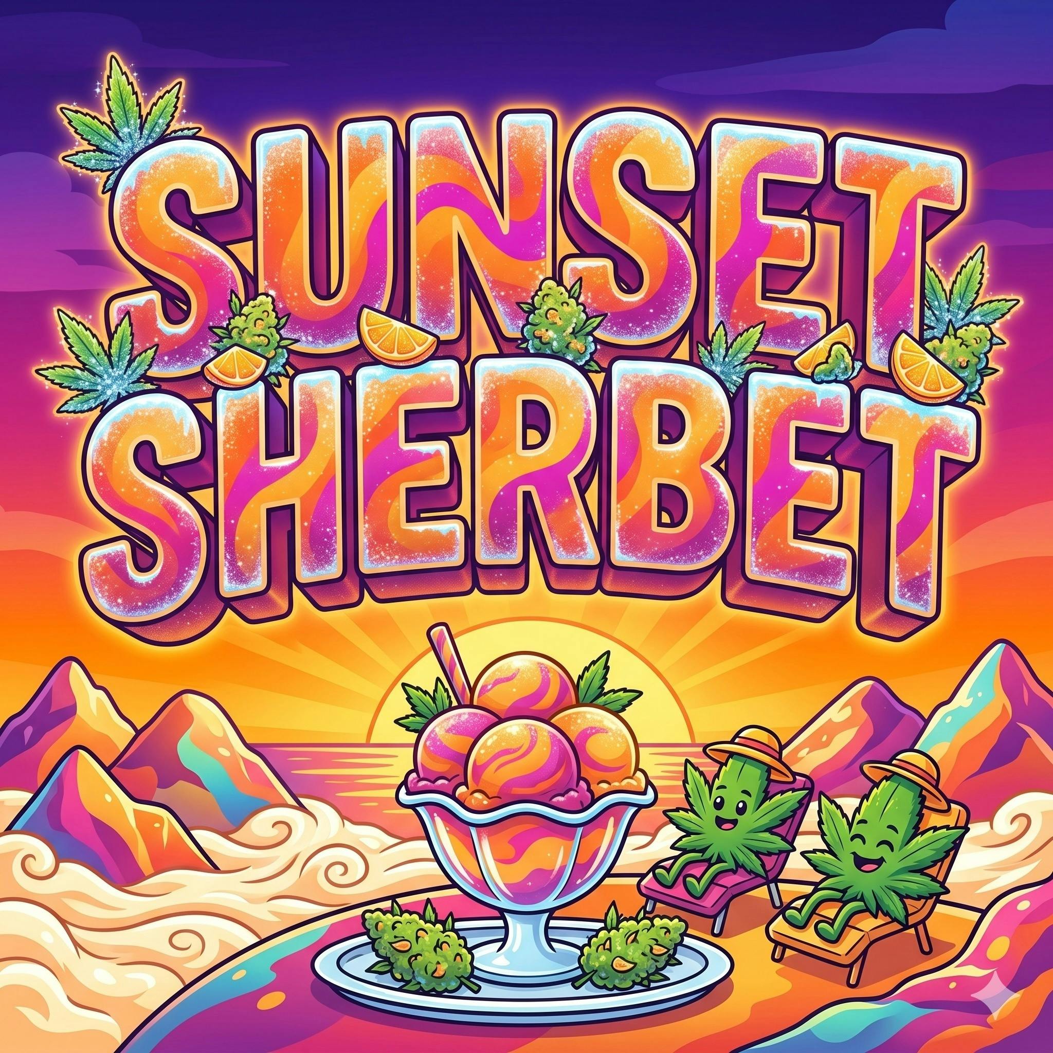 Mitten Distro - Sunset Sherbert - Buds cannabis product