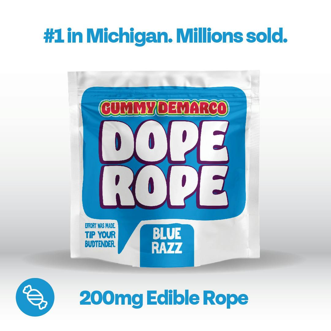 Dope Rope - Totally Razz 200mg Gummy