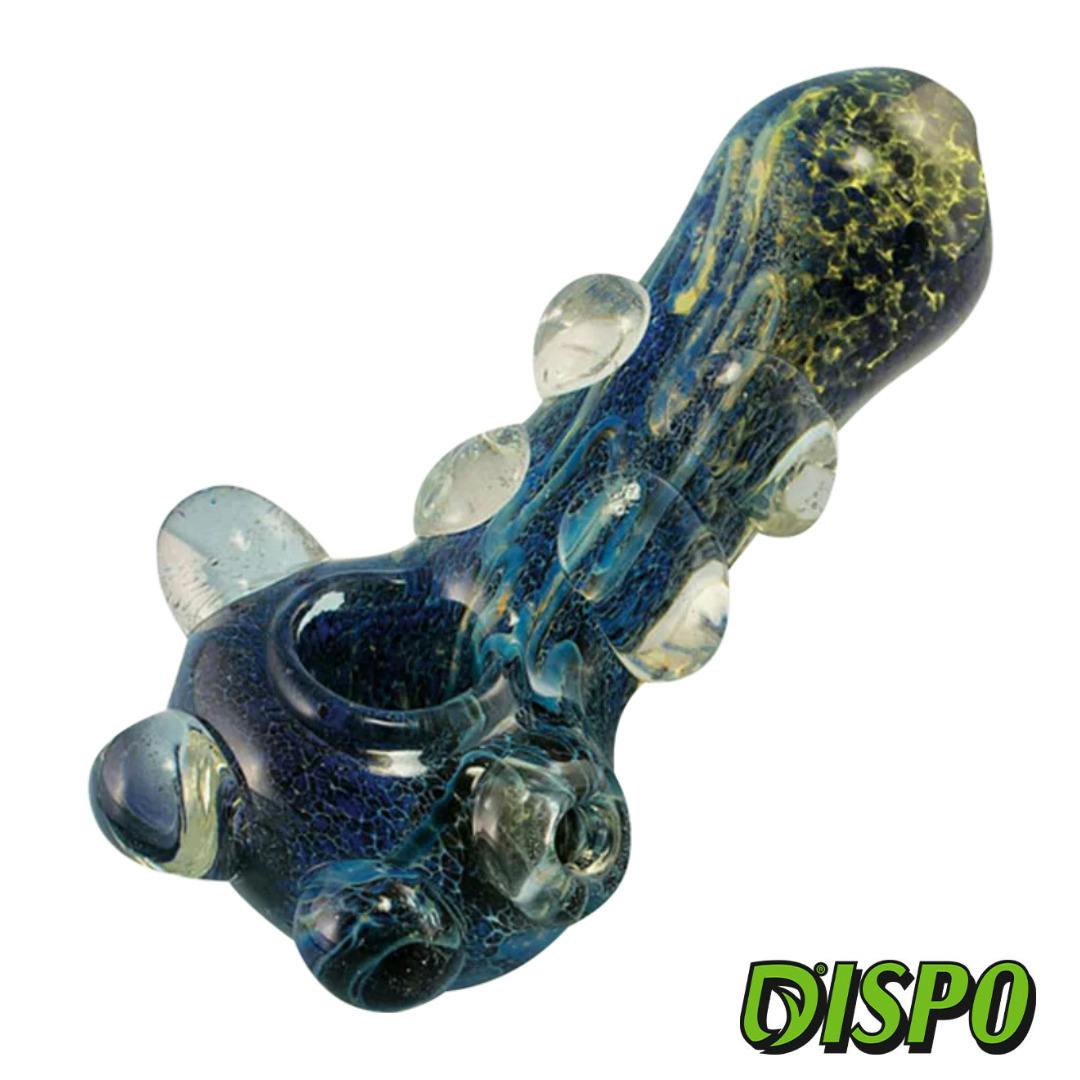 6" Glass Multi Marble Design