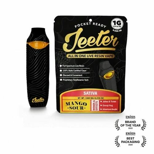 Jeeter AIO - Mango Sour 1g Live Resin Disposable