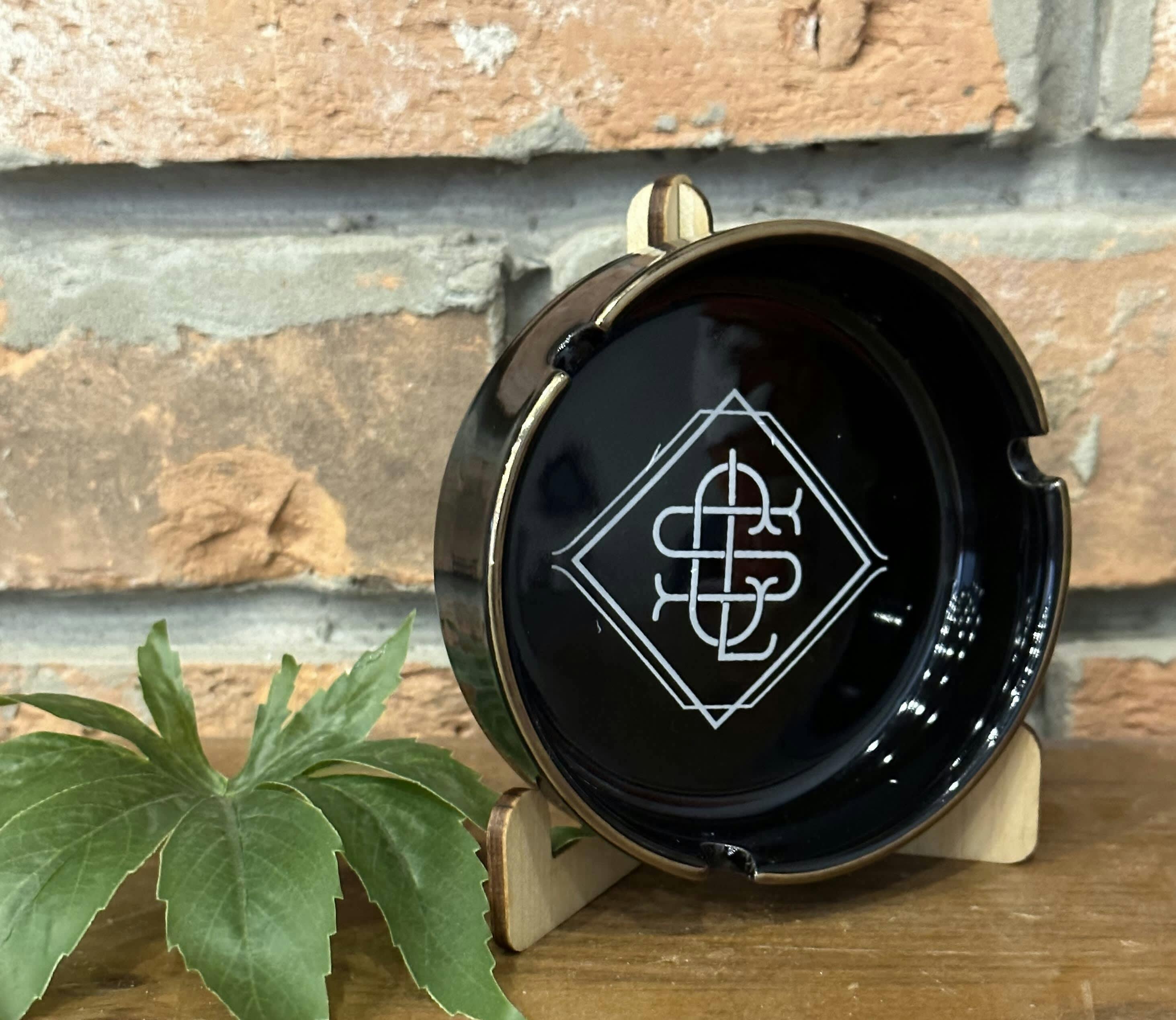 Soma Leaf Ceramic Ashtray