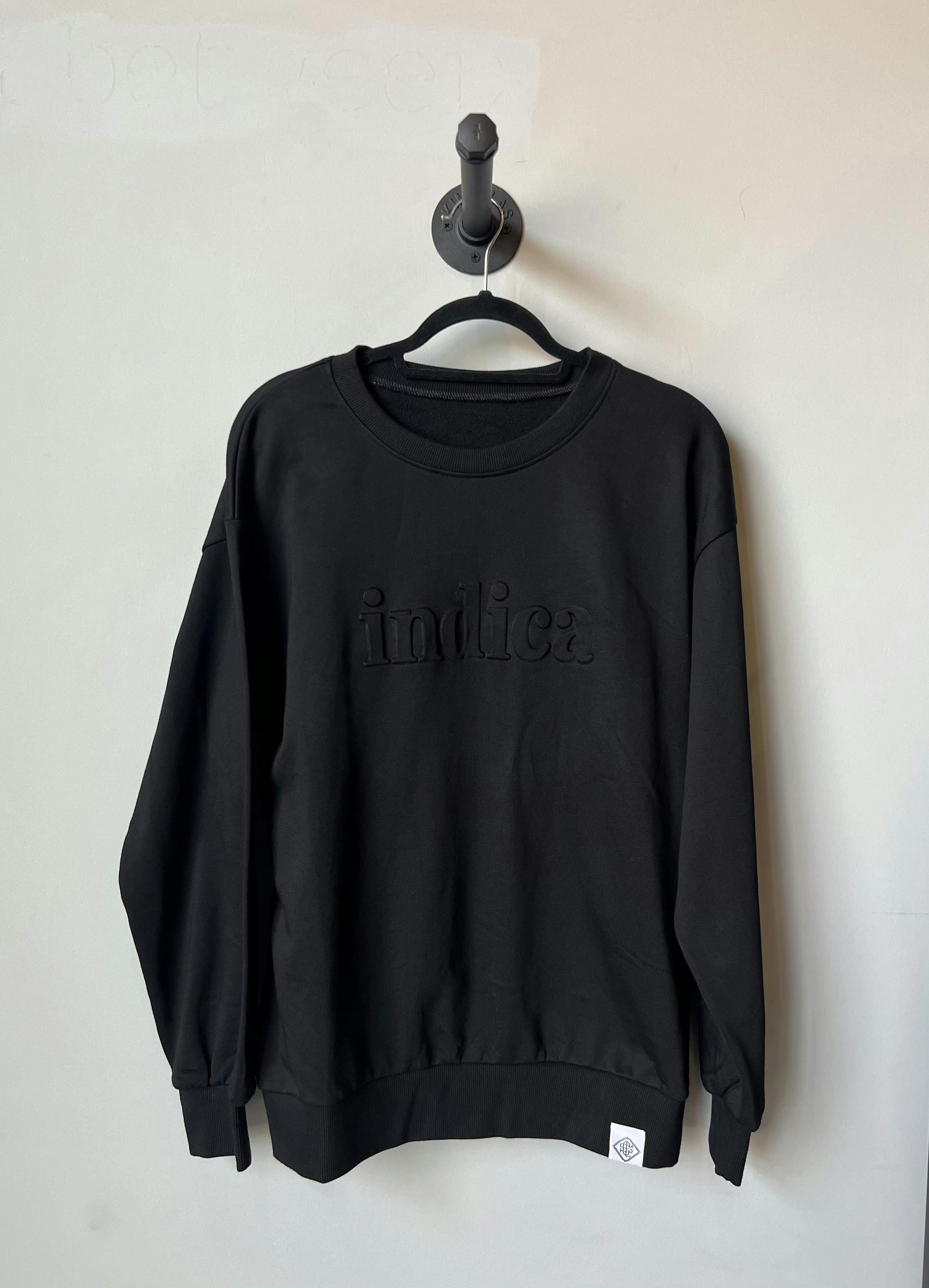indica Strain Crewneck - Black Med