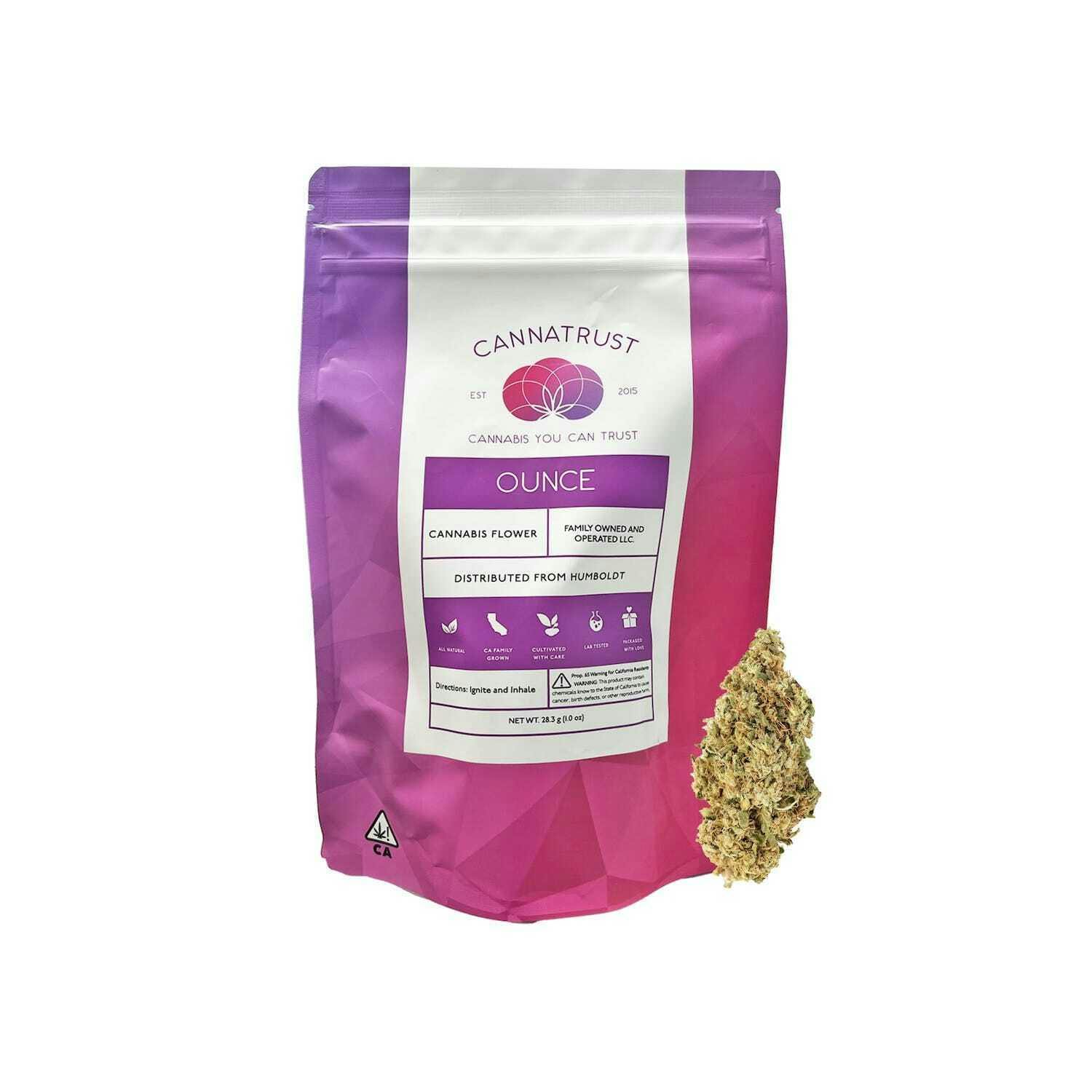 Cannatrust: Gruntz Flower Hybrid 28G - 28.3 grams
