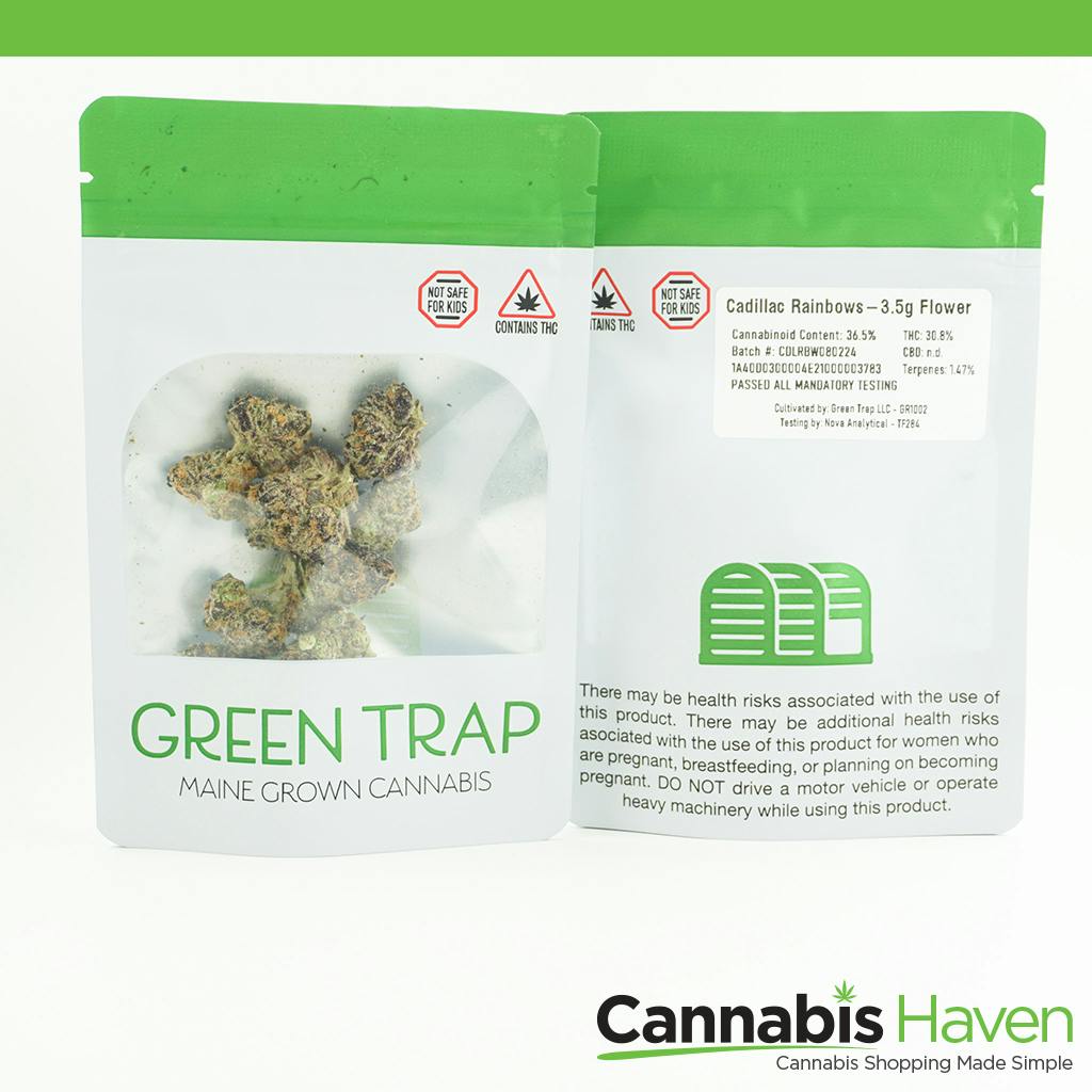 Green Trap Cadillac Rainbows 3.5g Flower