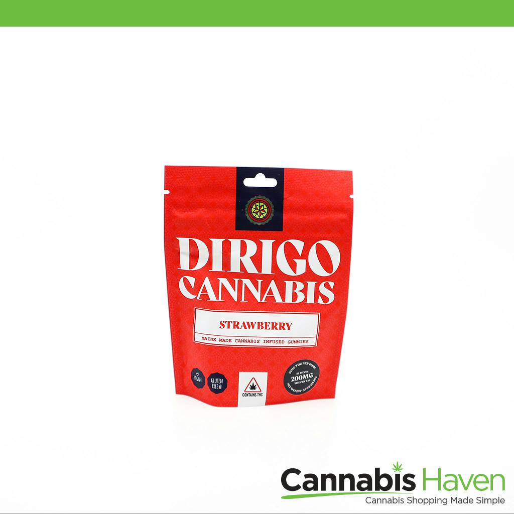 Dirigo Cannabis Strawberry 200mg Gummy