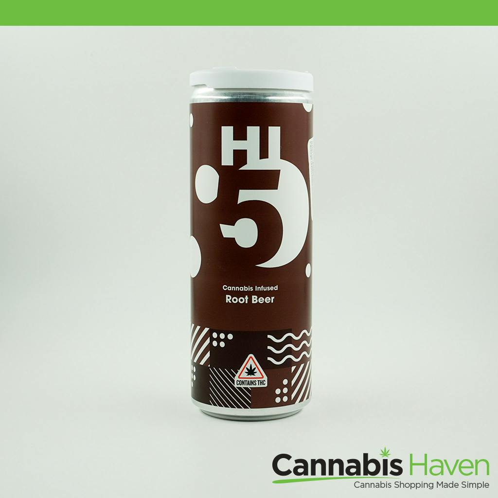 Hi 5 Root Beer Soda