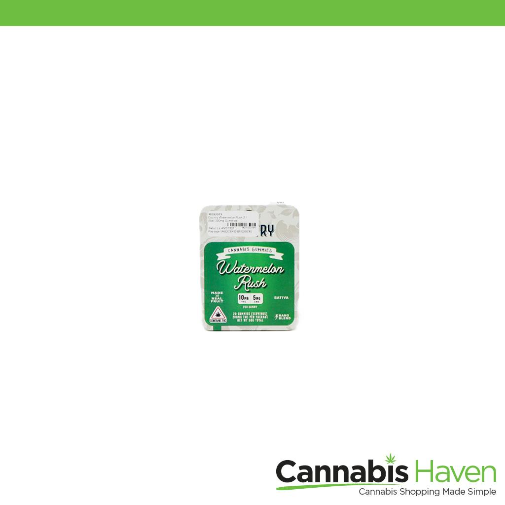 Country Watermelon Rush 2:1 (Sat) 200mg Gummies