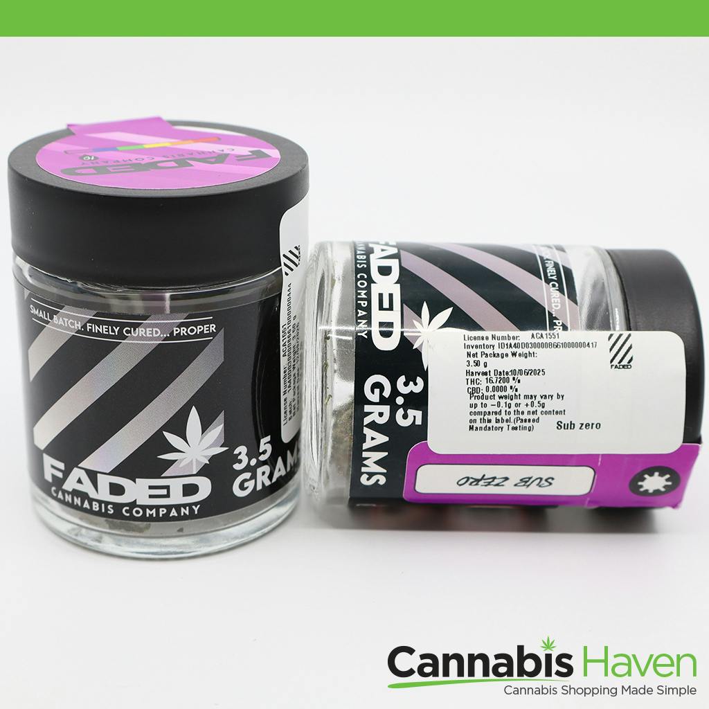 Faded Sub Zero 3.5g Flower