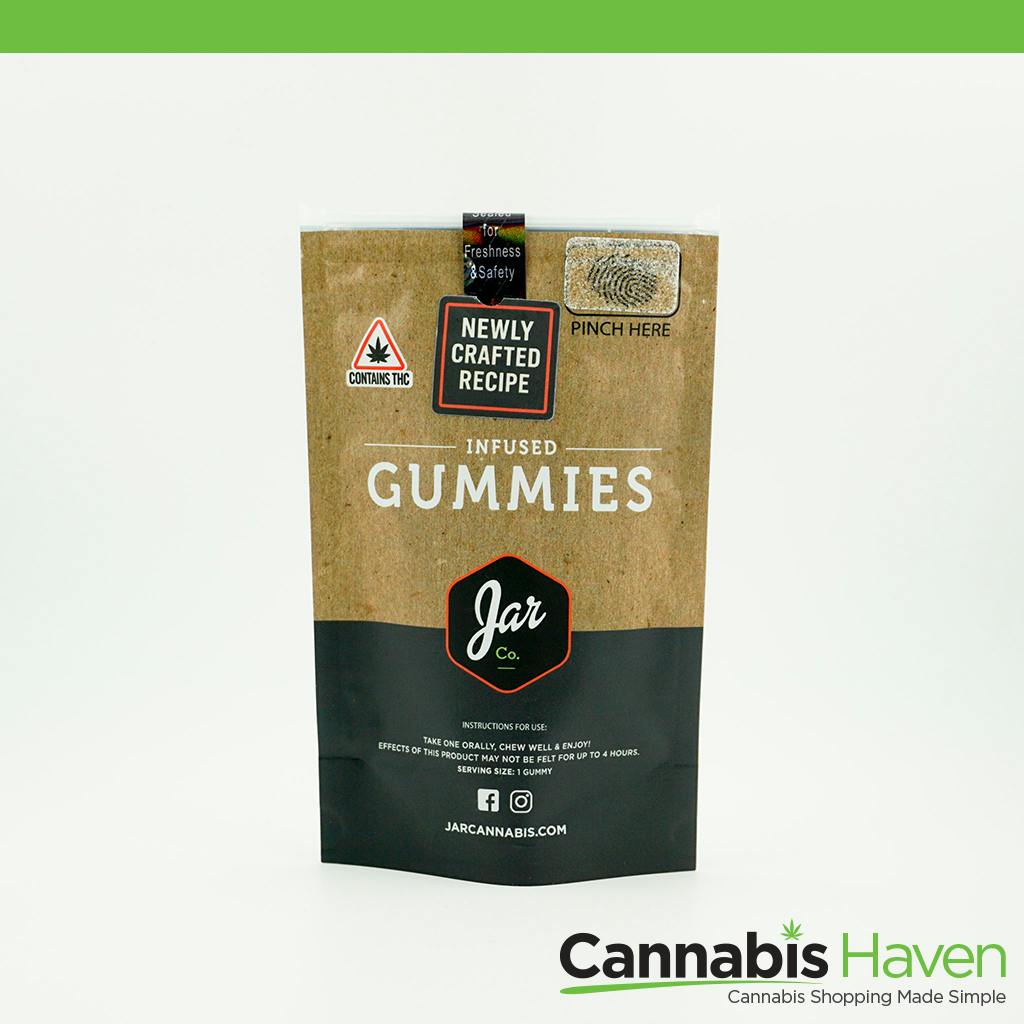 Jar Co Tangerine 100mg Gummies