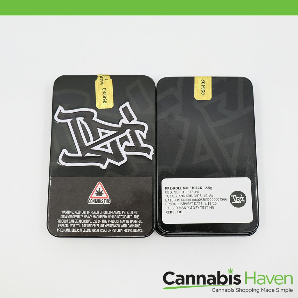 IZI Rebel OG .5g 5PK Pre Roll