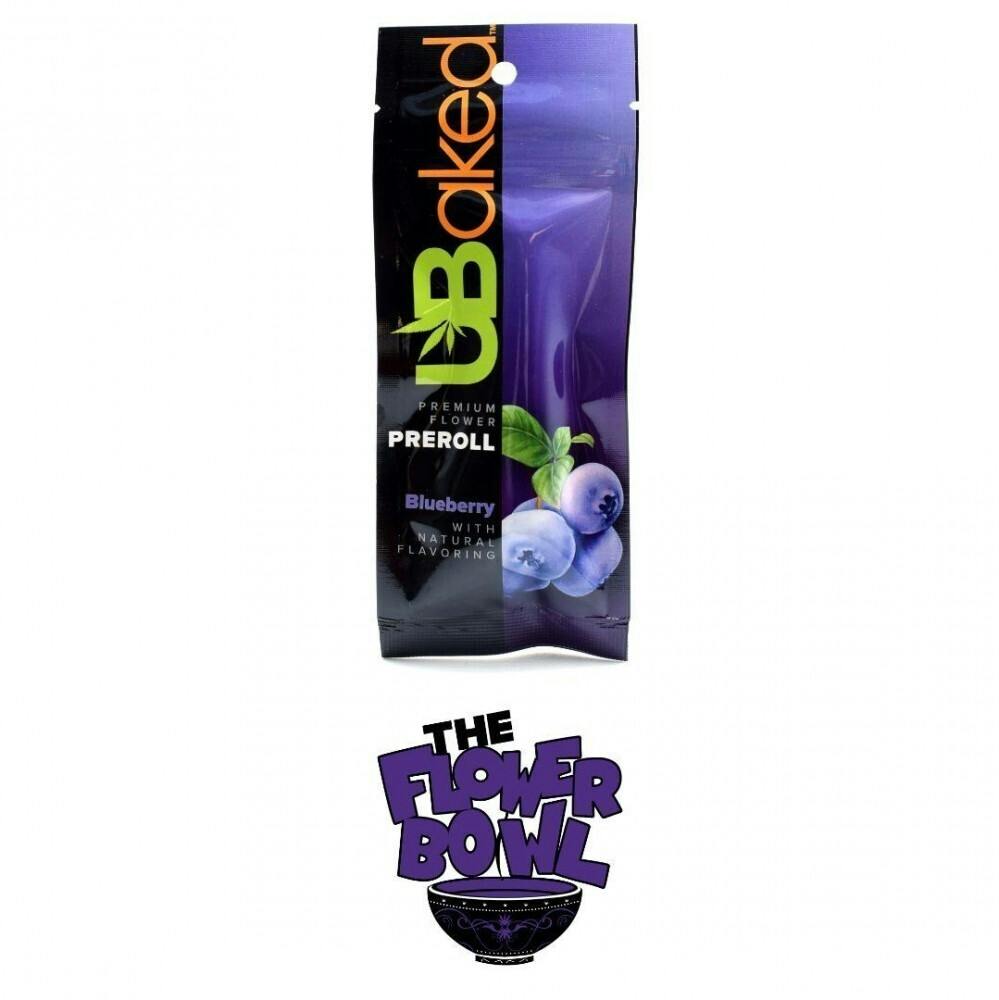 AU UBaked Flavored Pre Roll - Blueberry