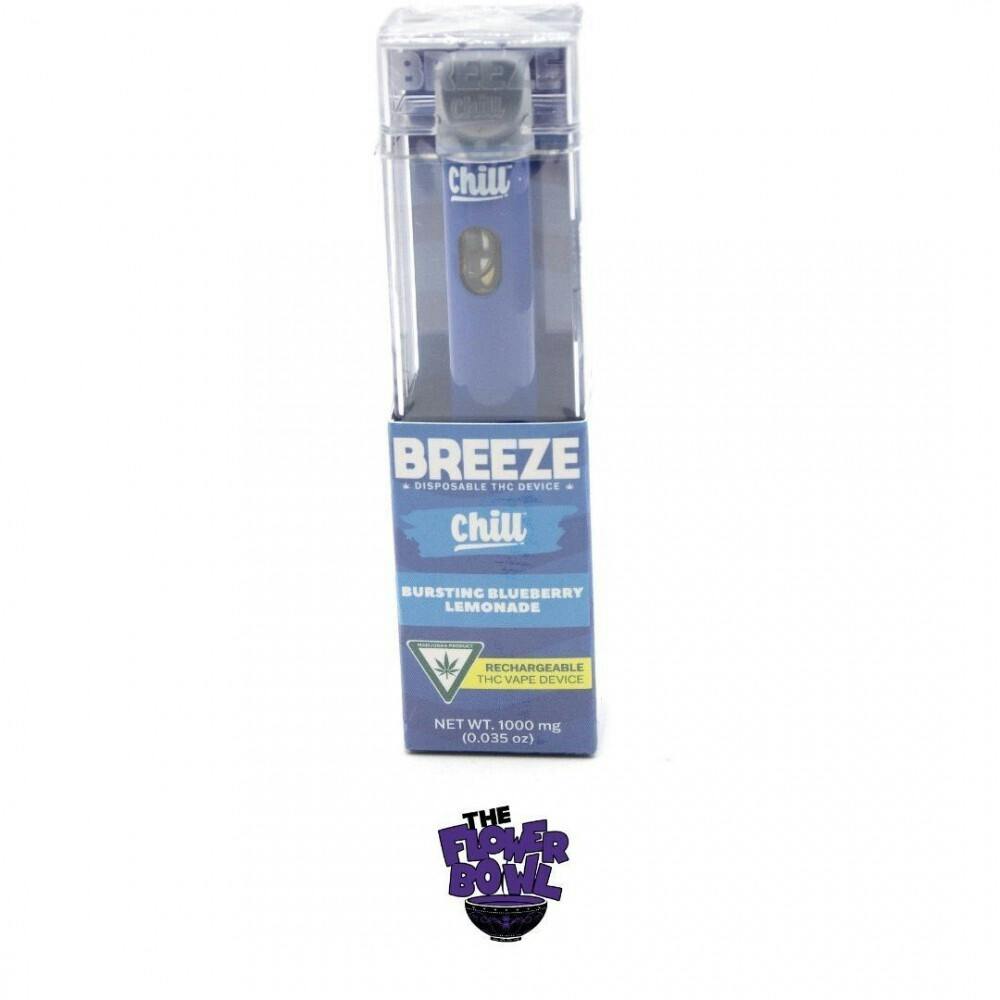 AU Breeze Chill Disposable Vape 1g - Bursting Blueberry Lemonade | 5/$100
