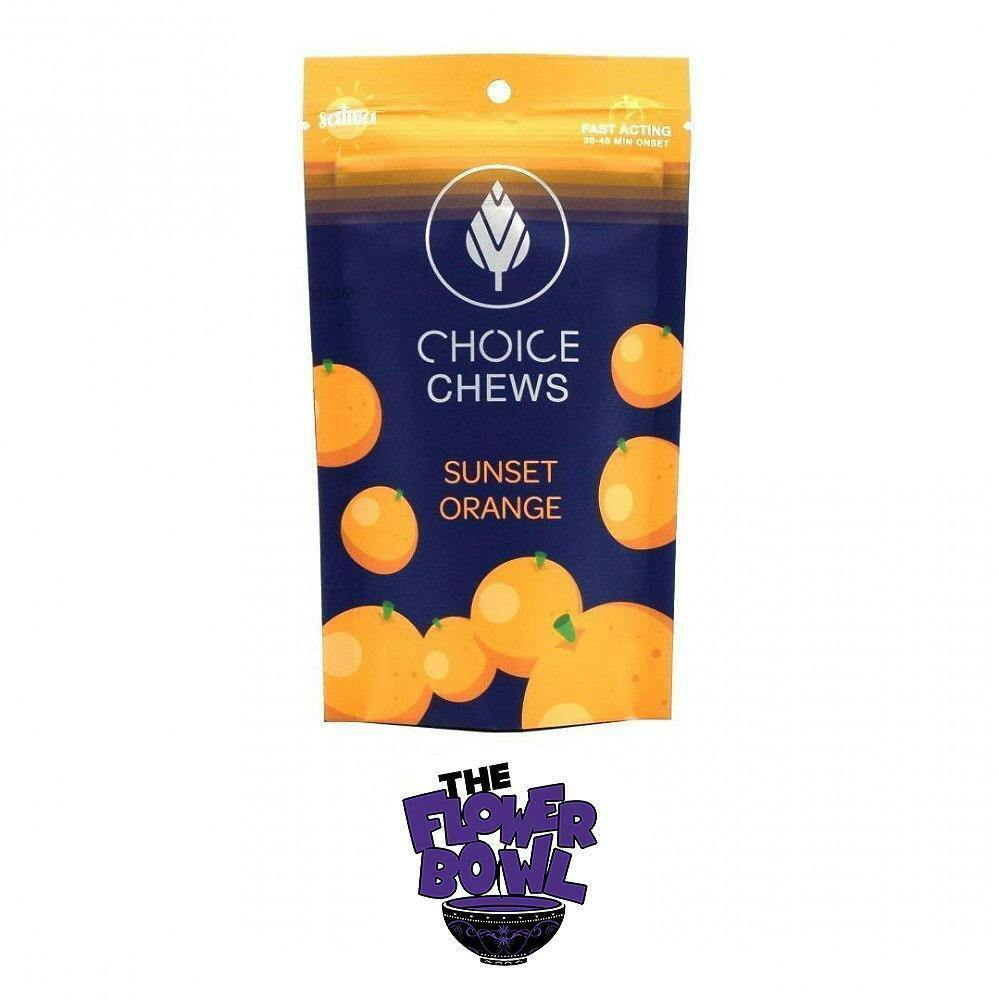 AU Choice Chews 100mg - Sunset Orange | 10/$30