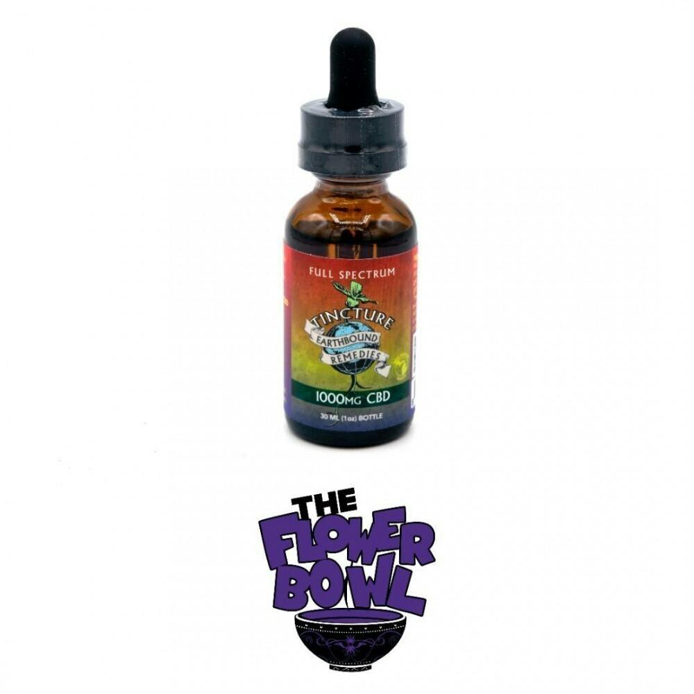EarthBound Remedies Full Spectrum CBD 1000mg Tincture
