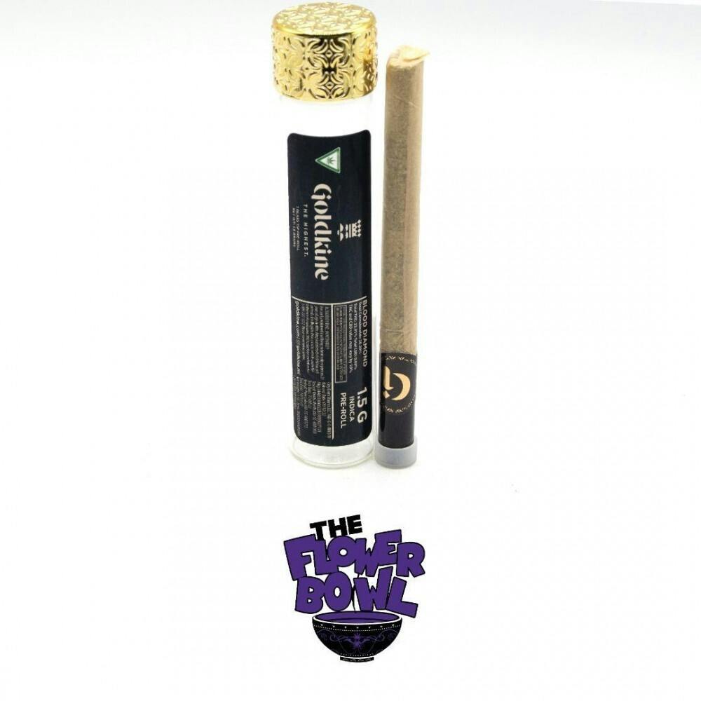 AU Goldkine 1.5g (Glass Tip) Preroll - Blood Diamond