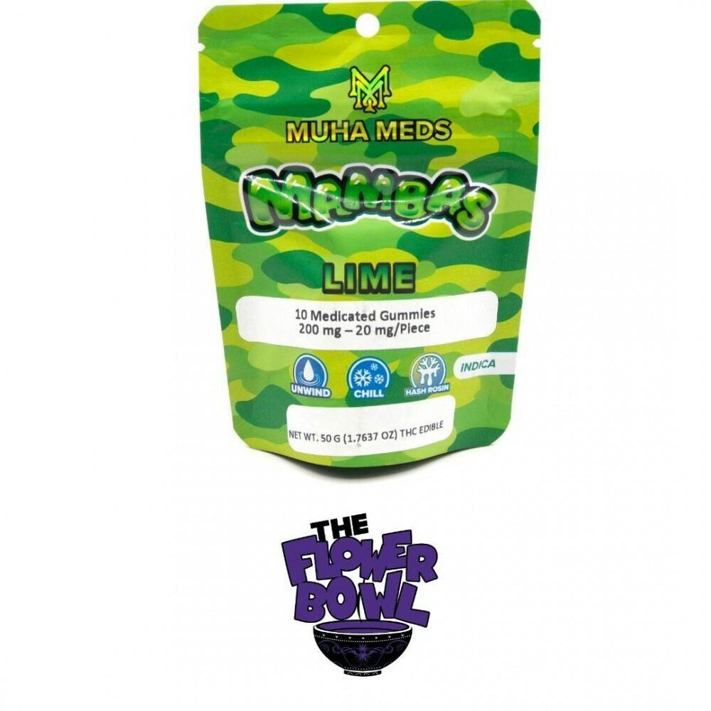 AU Mambas 200mg Gummies - Lime | 5/$30