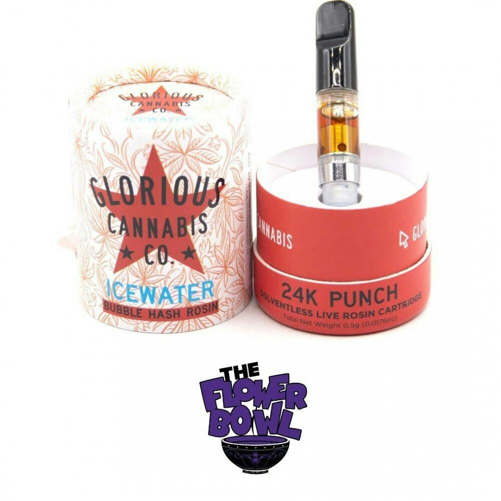 AU Glorious Cannabis Rosin Vape Cart (.5g) - 24k