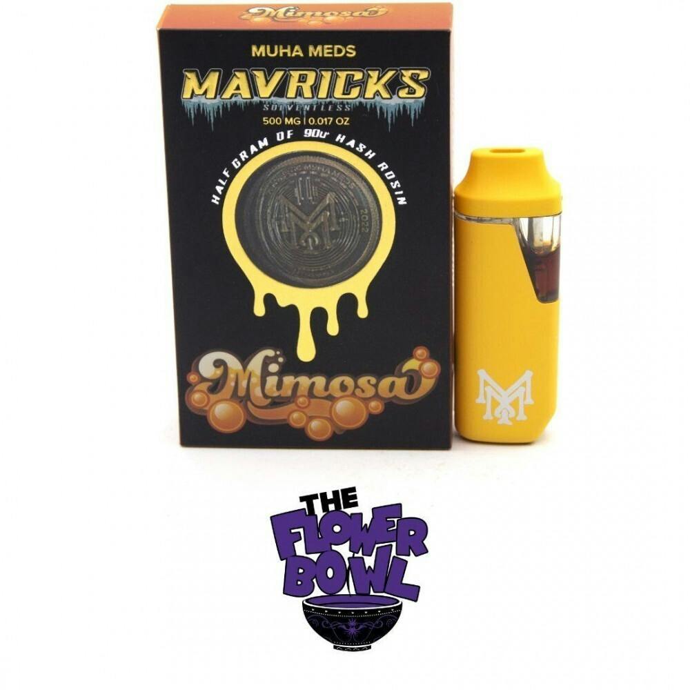 AU Disposable Solventless Hash Rosin .5g Vape Cart - Mimosa
