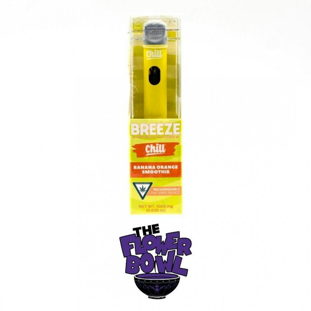 AU Breeze Chill Disposable Vape 1g - Banana Orange Smoothie| 5/$100