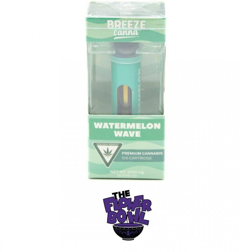 AU Breeze Canna 1g 510 Vape Cart - Watermelon Wave | 8/$100